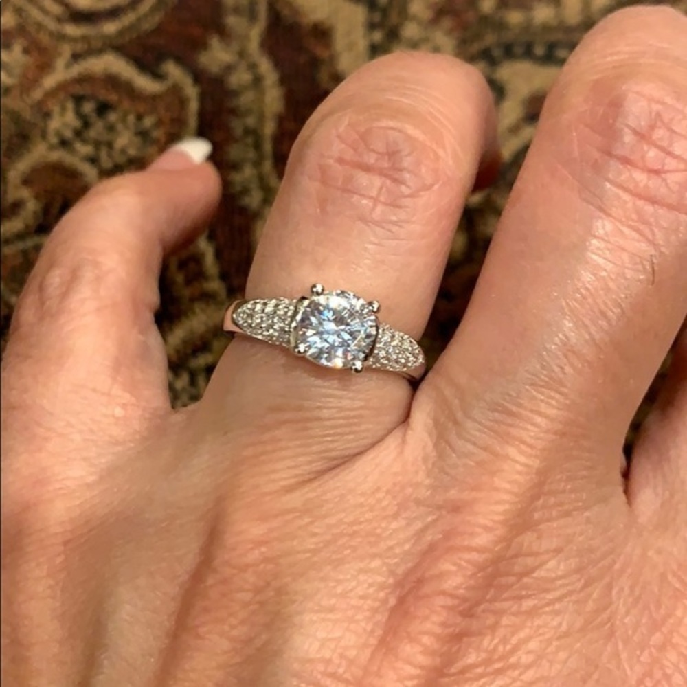 1ct Round Engagement Ring sizes 5 6 7 8 9 10